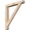 Ekena Millwork Traditional Block Smooth Bracket w/ Offset Brace, Douglas Fir, 5 1/2"W x 36"D x 40"H BKT0604X36X40TRA05SDF - alternate 1